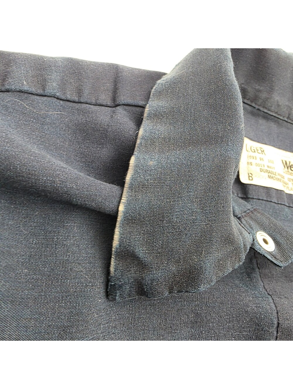 Vintage American Airlines Navy Workwear Uniform Shirt - Picture 6 of 8